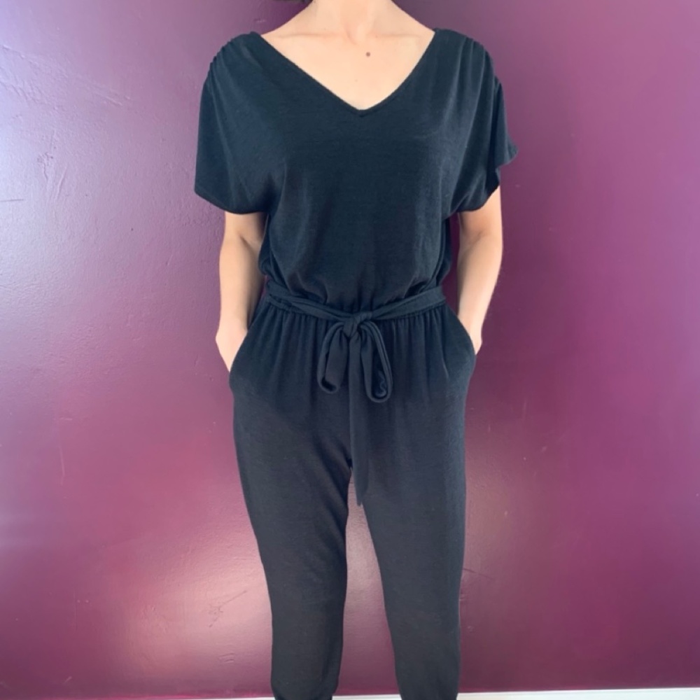 Black Stretchy GAP Jumpsuit
